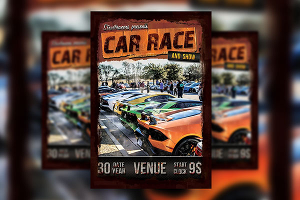 Kentucky Derby Flyer and Poster Template Free Download | Resource Boy