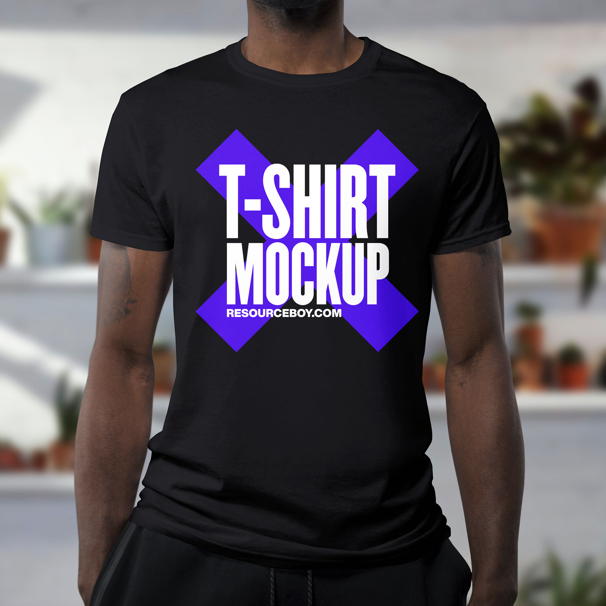 Men's T-Shirt Mockup