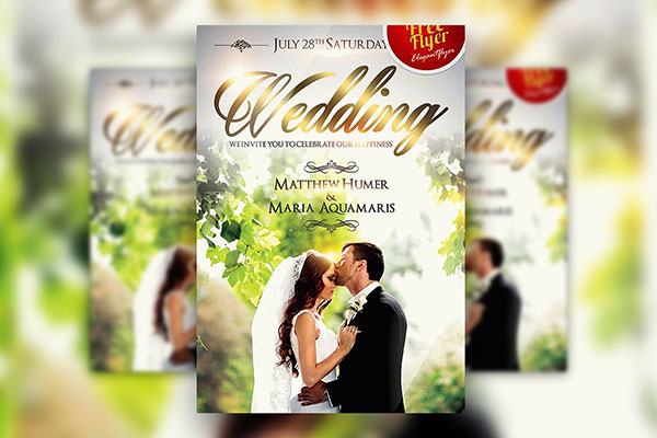 Wedding Flyers / Posters - Free Download (2025) | Resource Boy