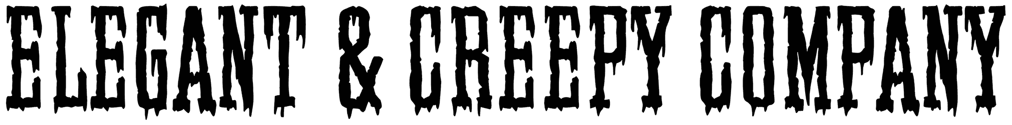Elegant Creepy Company Font