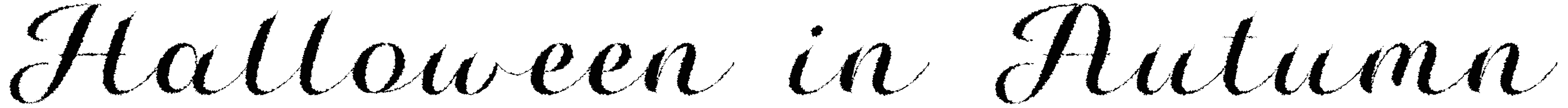 Halloween In Autumn Font