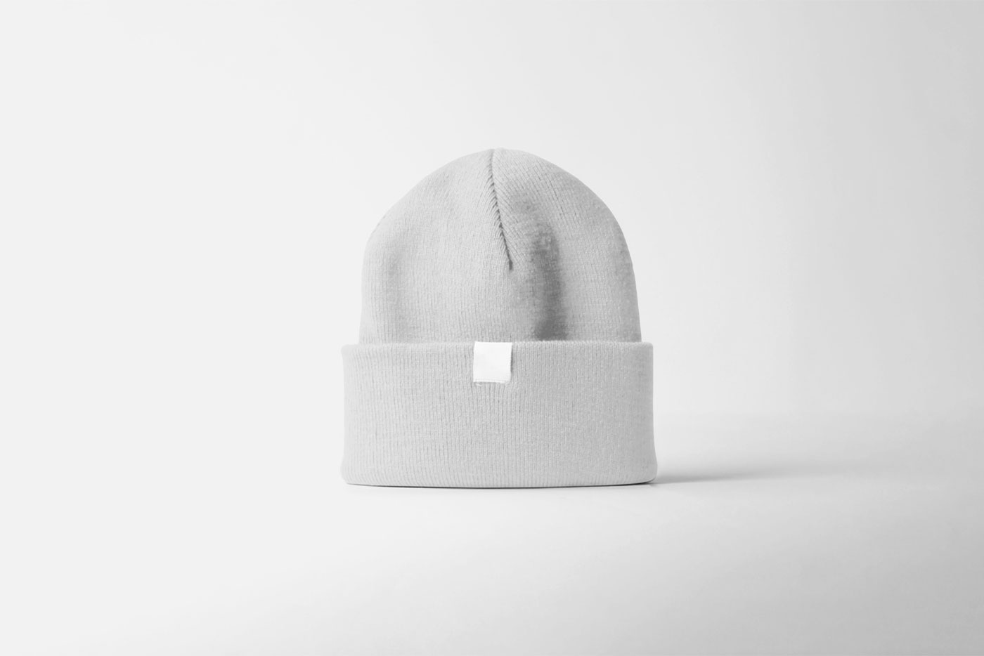 Front View of Winter Hat Mockup FREE PSD