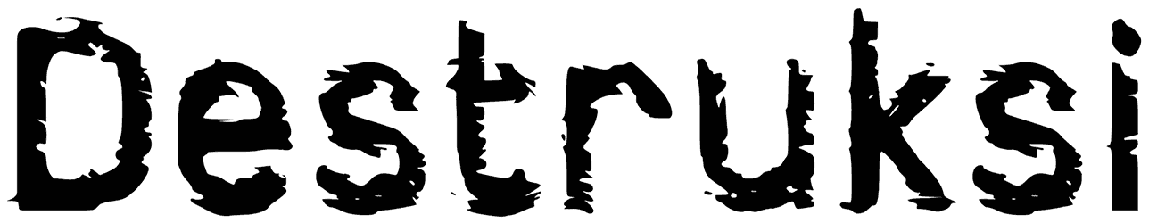 D Destruksi Font