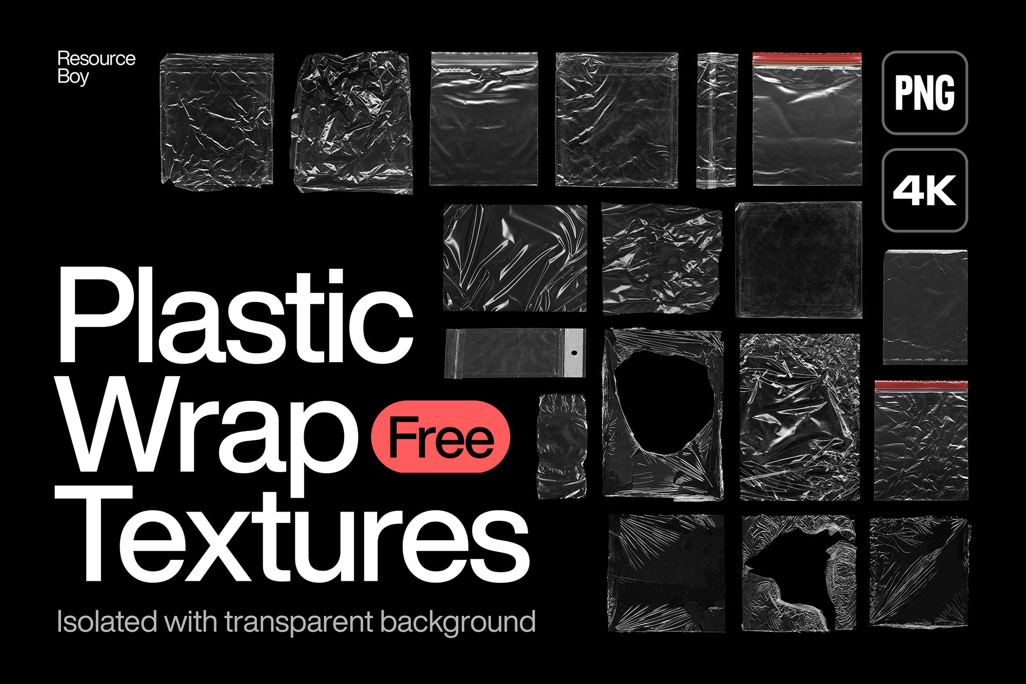 120 Free Plastic Wrap Textures (High Resolution) - Resource Boy