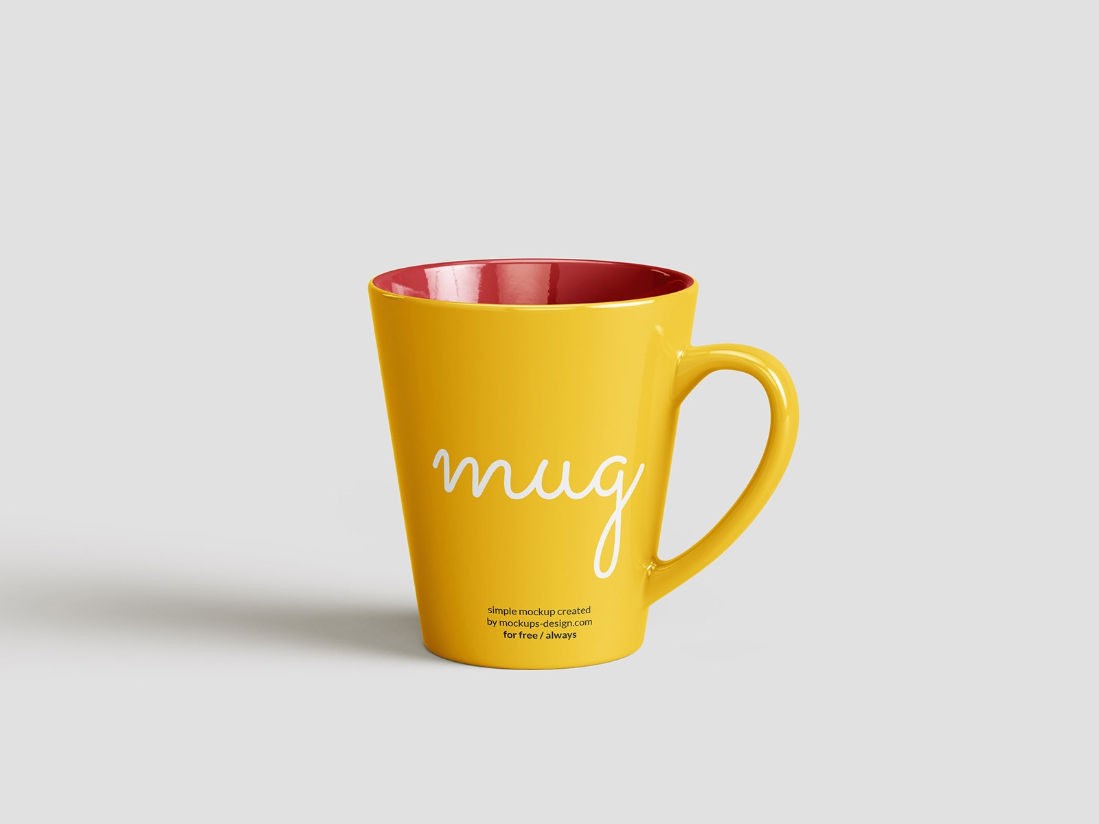 Free simple mug mockup - Mockups Design