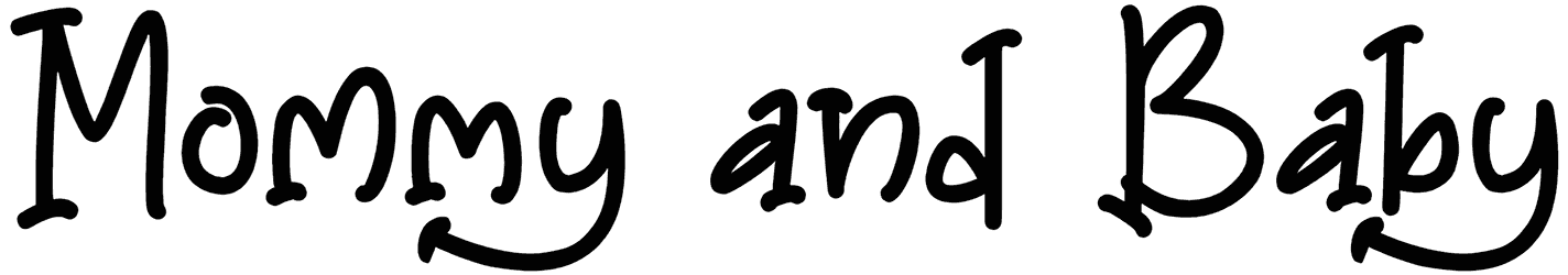 Mommy And Baby Font