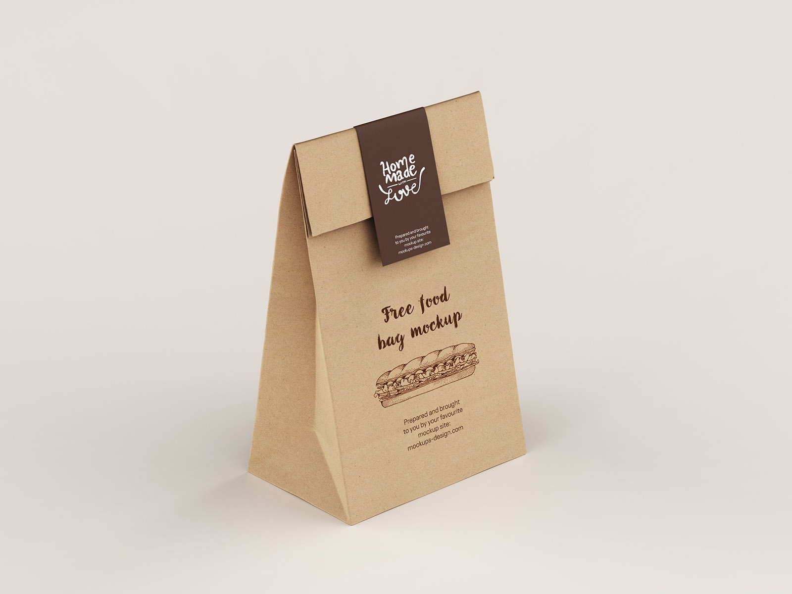 Front And Perspective View Of 3 Paper Delivery Bag Mockups Free Download Resource Boy 7975