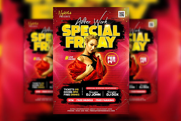 Free Club Flyer / Poster PSD Templates (2023)