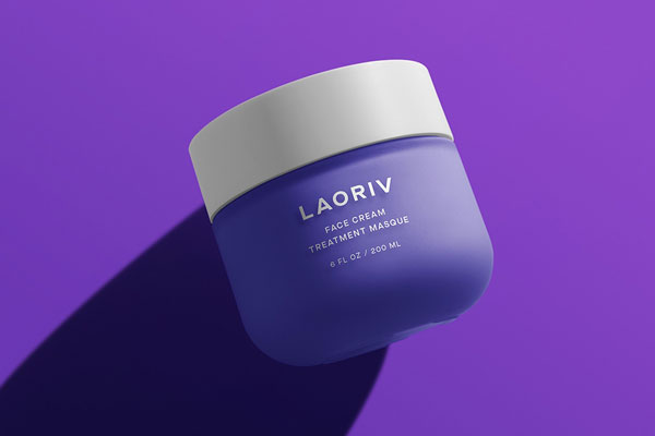 Top View of a Cream Jar Mockup FREE PSD