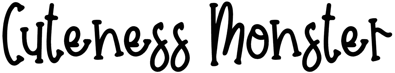 Cuteness Monster Font