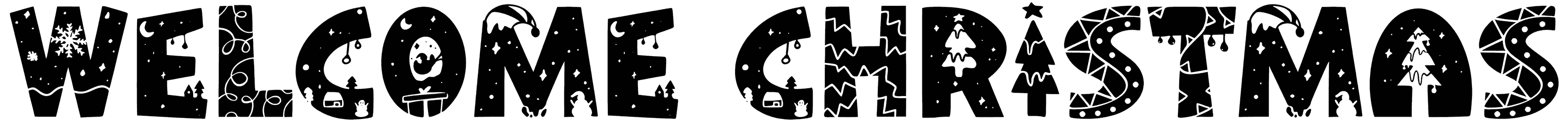 Welcome Christmas-Font