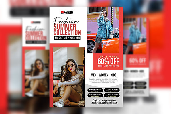 Fashion Discount Flyer Template  Fashion poster design, Flyer design layout,  Poster design layout