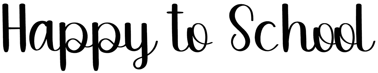 Happy To School Font