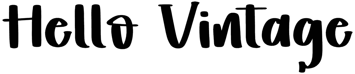 Hello Vintage Font