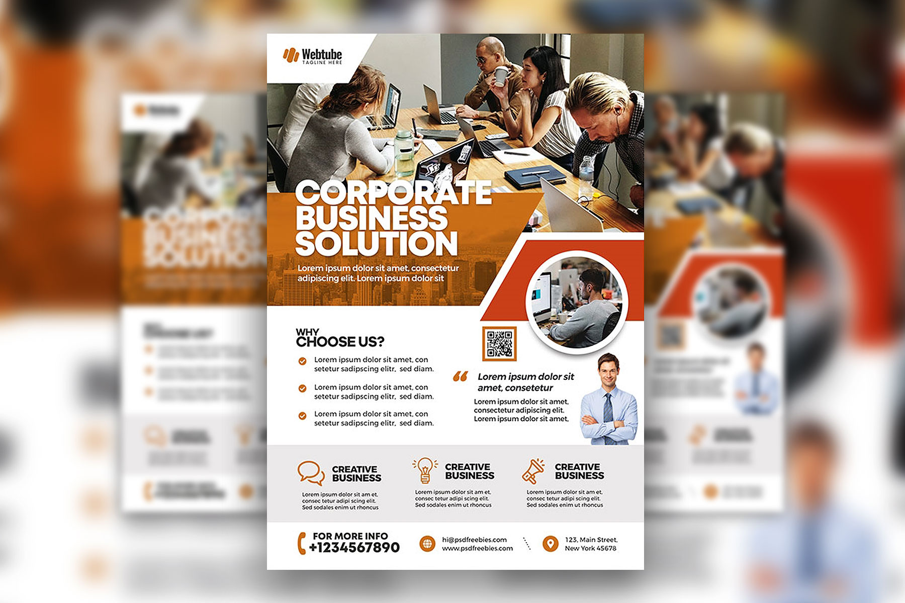 Modern Infographic Professional Corporate Business Company Flyer ...