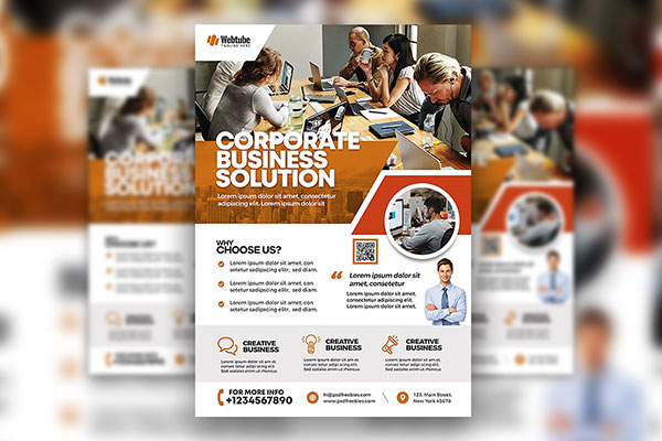 Free Corporate Flyer / Poster PSD Templates (2024)