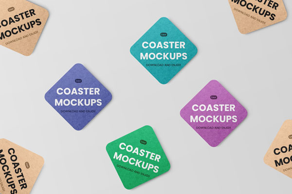 Free Coaster Mockups for 2024 Resource Boy