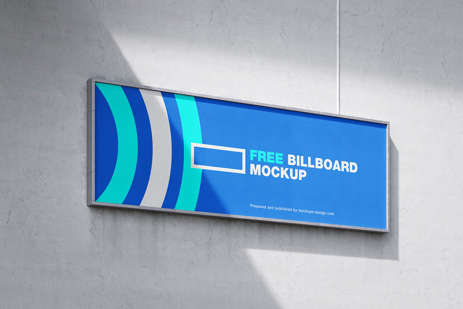 3 Mockups of Billboards on Cement Walls FREE PSD