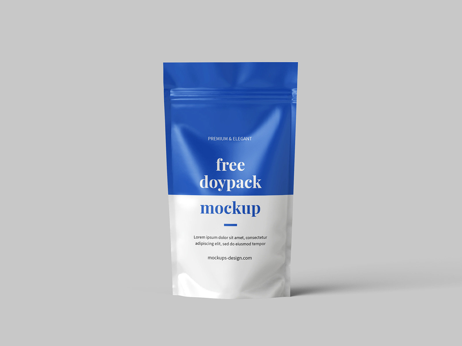 3 Mockups of Standing Zipper Doypack (FREE) - Resource Boy