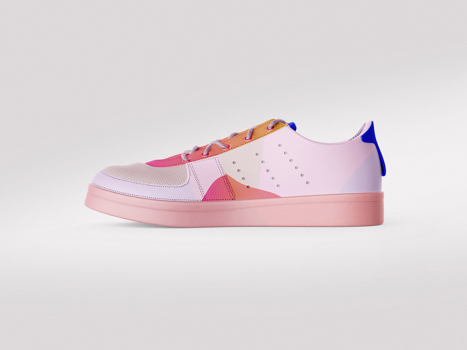 3 Shoe Mockups in Top and Side Sights FREE PSD