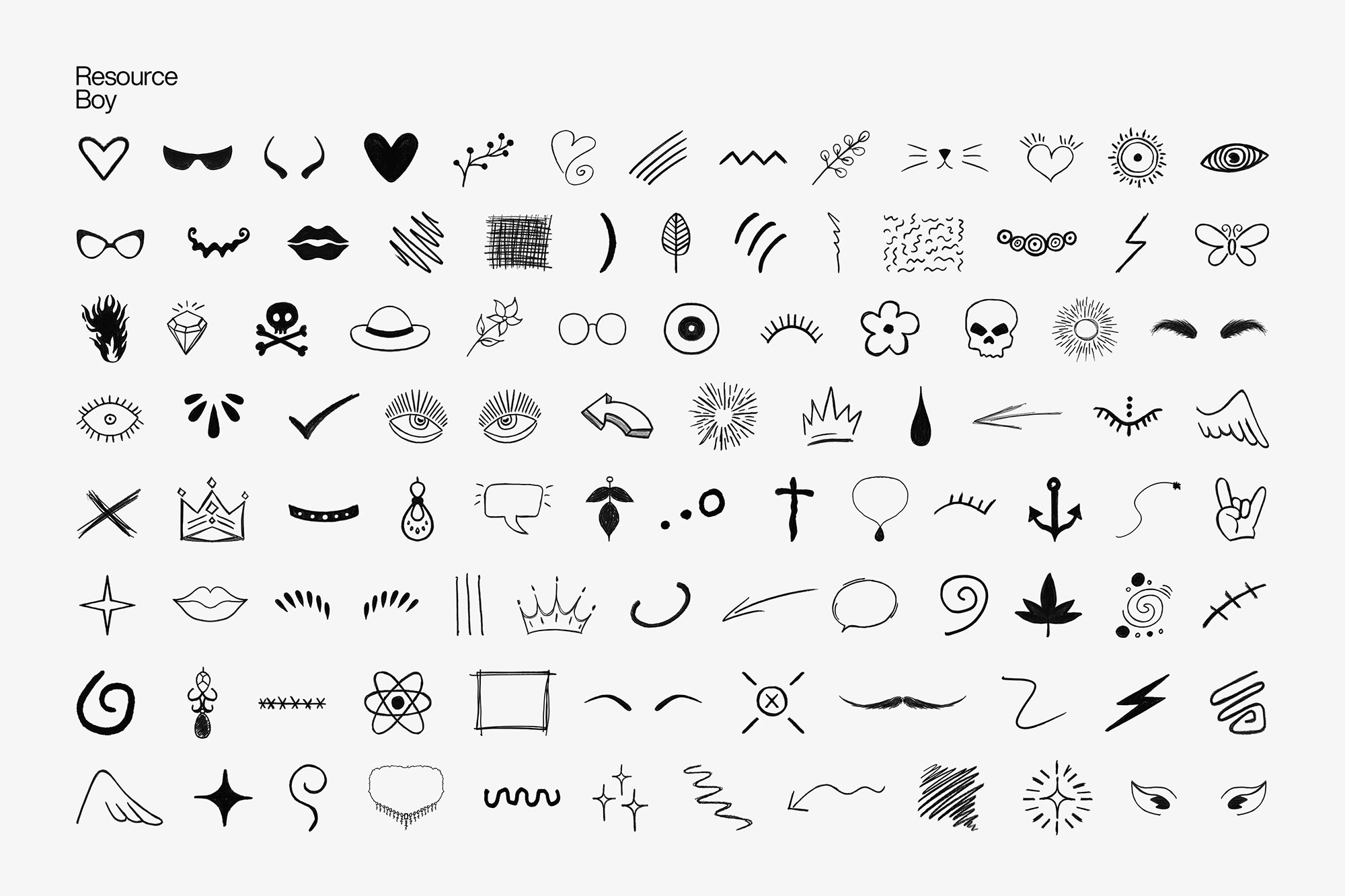 Free PNG Hand Drawn Elements