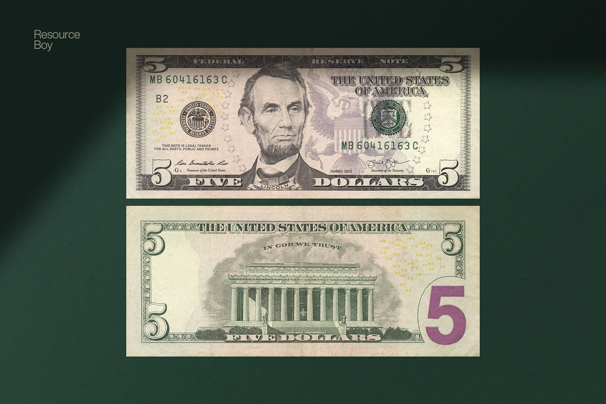 free us five dollars bills banknotes textures