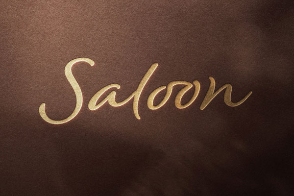 Front View of a Foil Press Logo Mockup FREE PSD