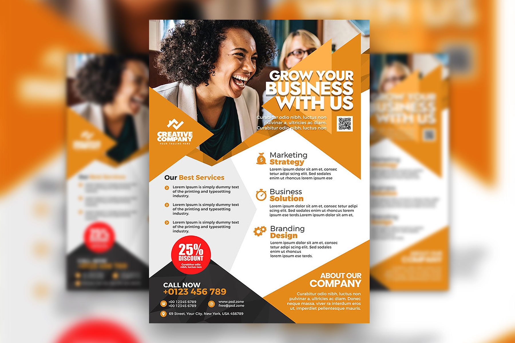 infographic-digital-marketing-agency-flyer-templates-free-download