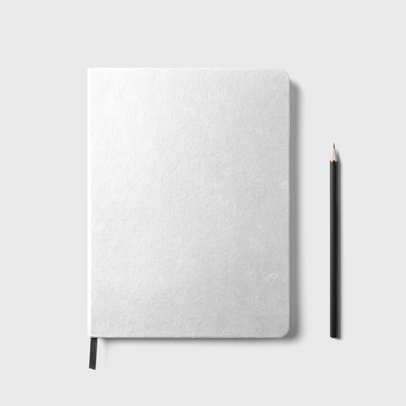 Top View of Realistic A4 Notebook Mockup FREE PSD