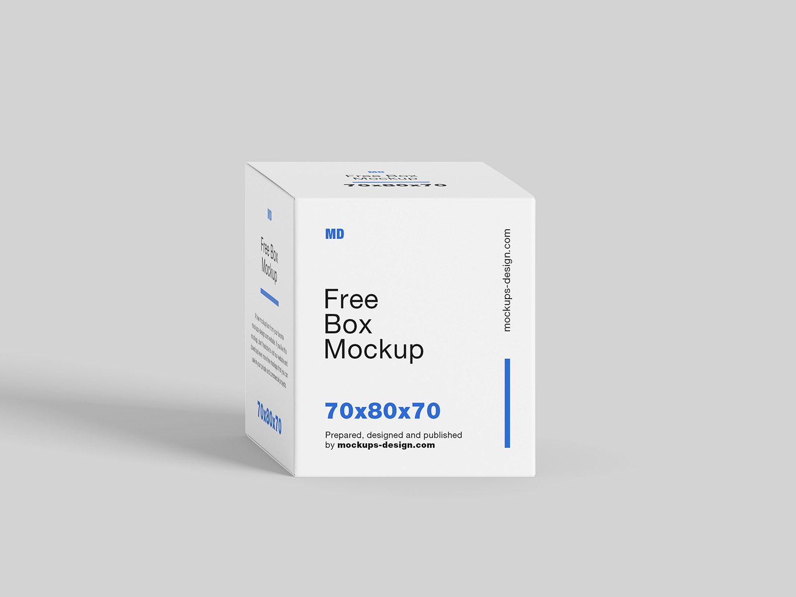 5 Scenes from the Packaging Box Mockup FREE PSD
