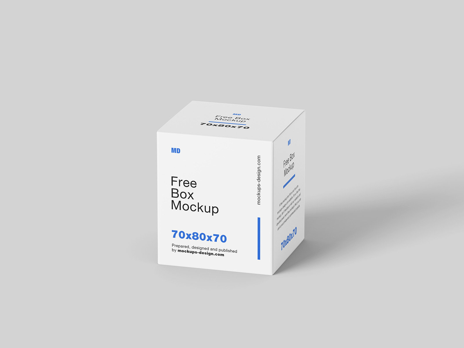 5 Scenes from the Packaging Box Mockup FREE PSD