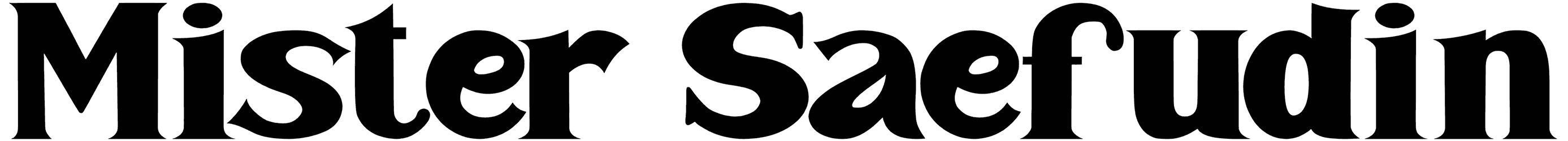Mister Saefudin Font