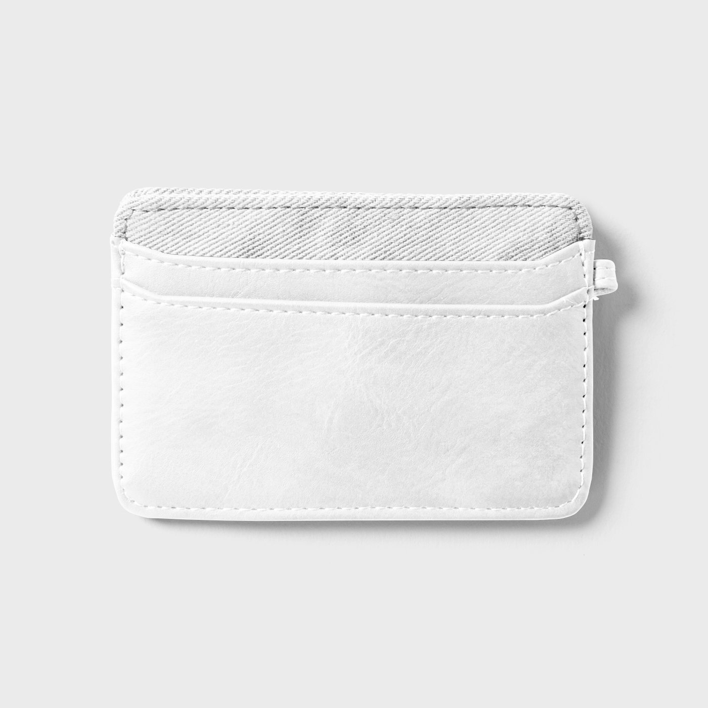 Front View of Small Leather Wallet Mockup FREE PSD