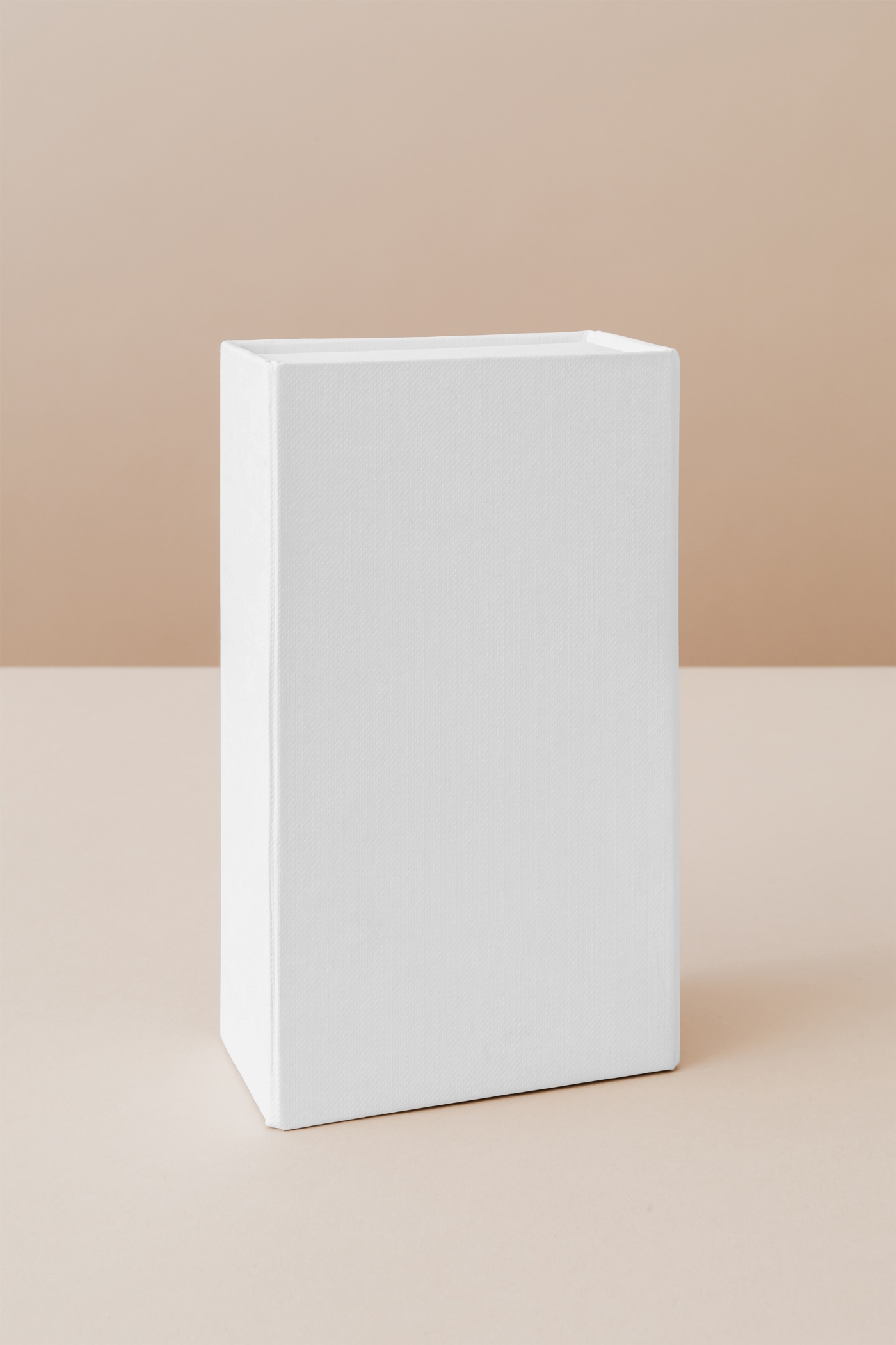 Perspective View of Vertical Standing Box Mockup FREE PSD