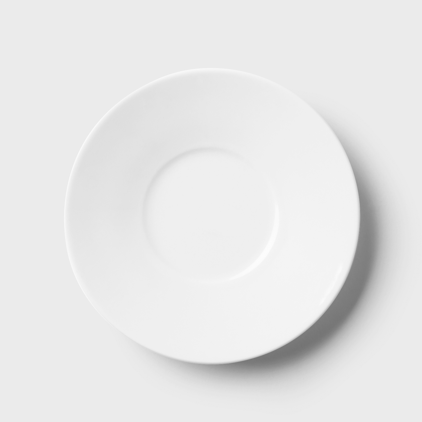 Top View of Simple Saucer Mockup FREE PSD