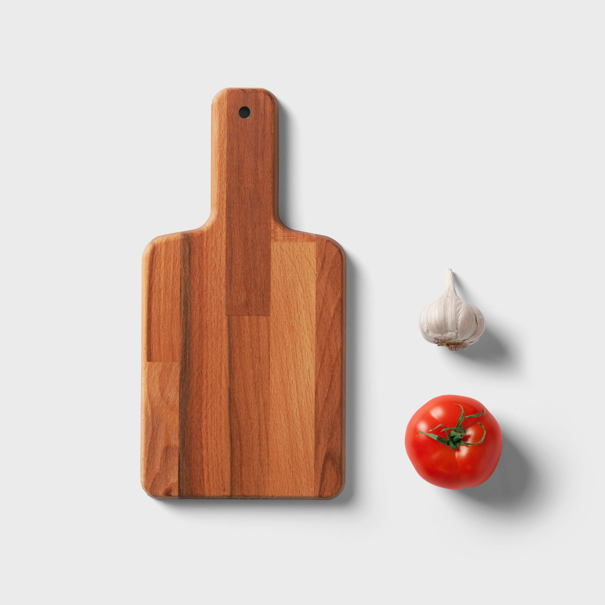 Top View of Small Wooden Board Mockup FREE PSD