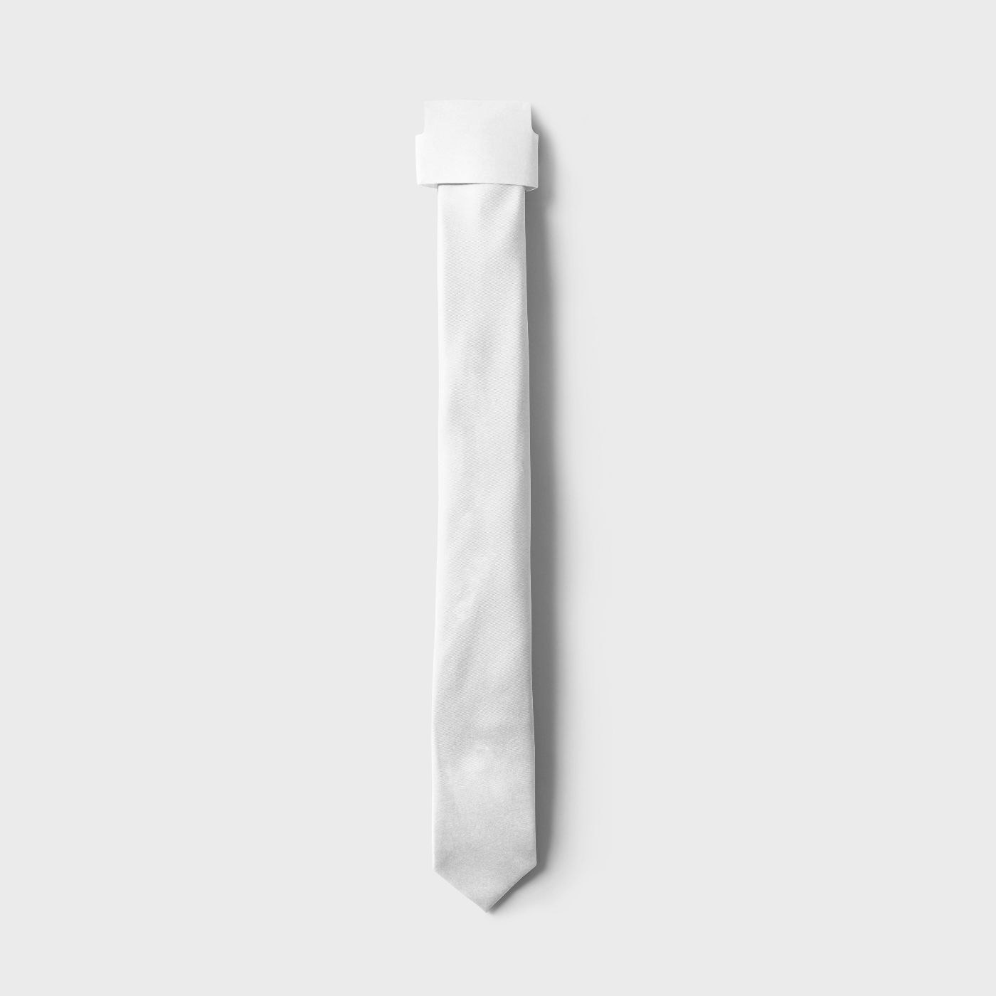 Front View of Simple Tie Mockup FREE PSD