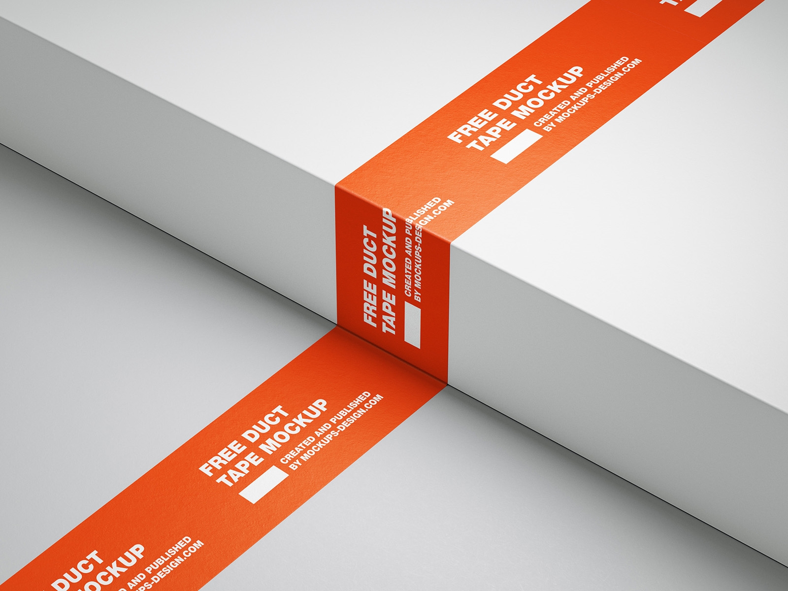 3 Mockups of Simple Duct Tape from Various Views FREE PSD