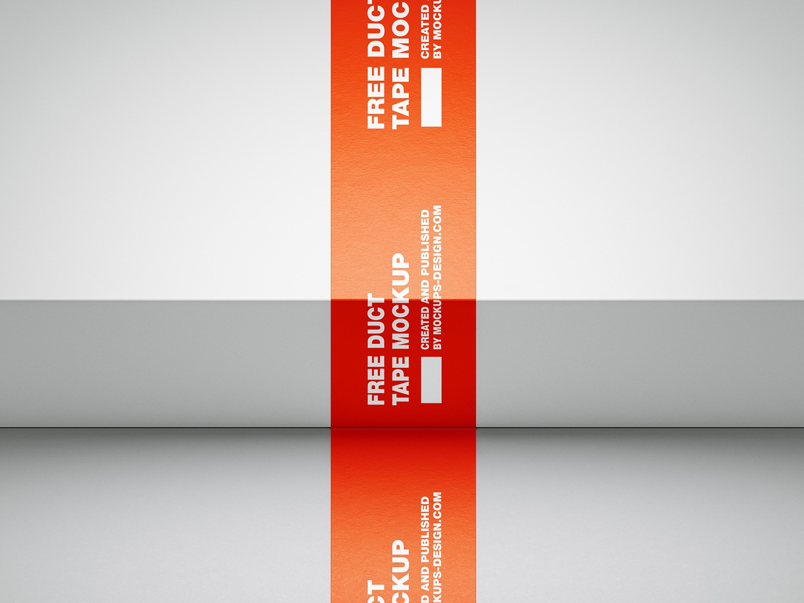 3 Mockups of Simple Duct Tape from Various Views FREE PSD