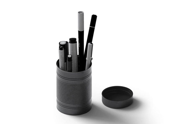 Front View of Marker Stand Mockup FREE PSD