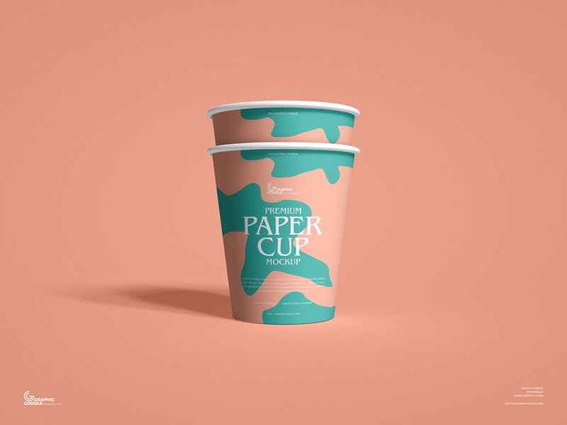 Free Paper Soda Cup Mockup