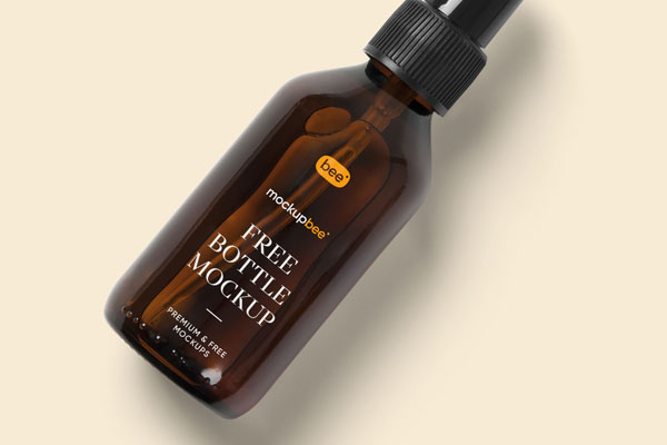 2 Mockup of Spray Bottle in Front Sight FREE PSD