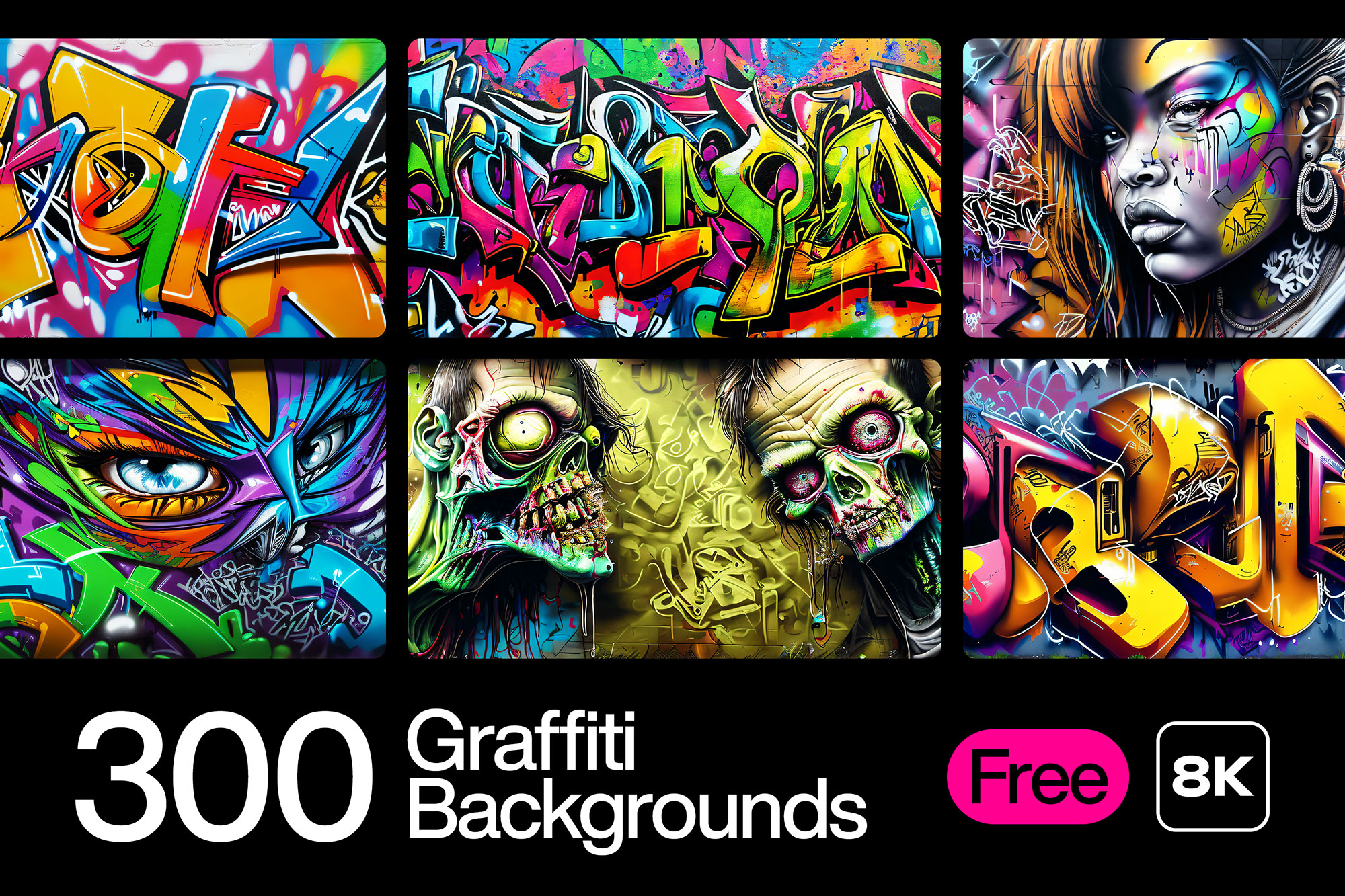 HD wallpaper: cartoon characters digital wallpaper, graffiti, art and craft  | Wallpaper Flare