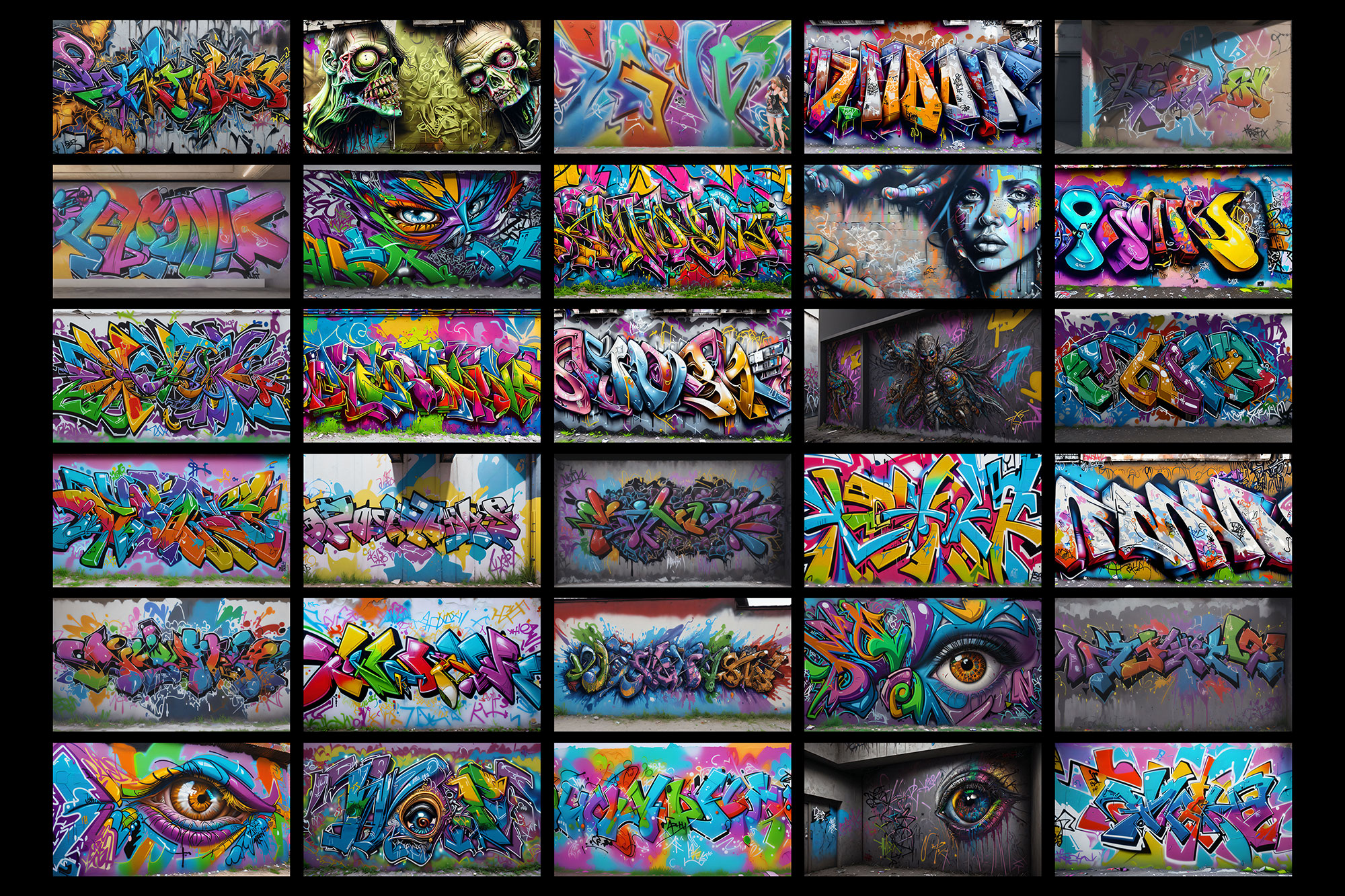 300 Free Graffiti Backgrounds / Wallpapers [8K] - Resource Boy