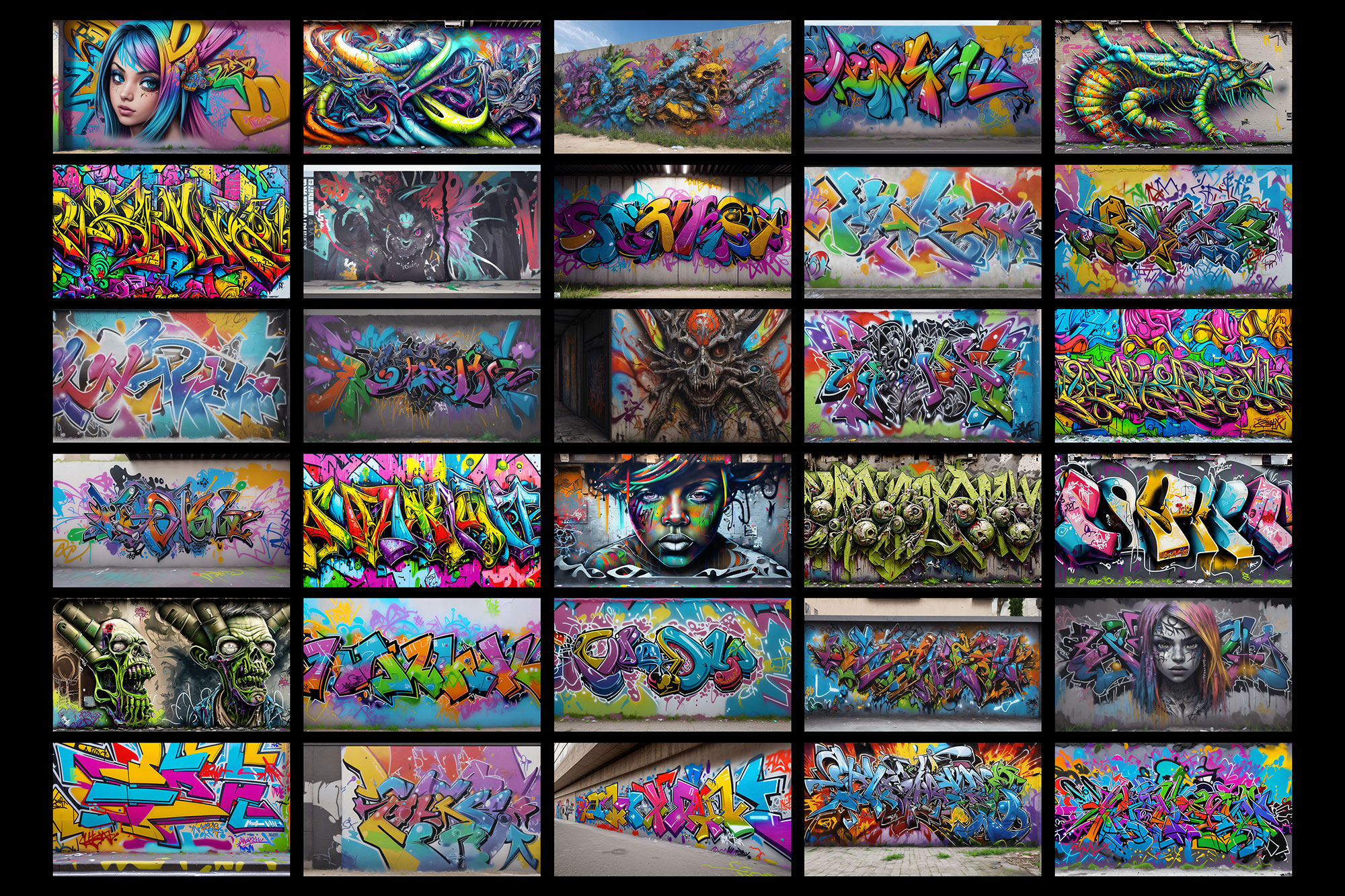 300 Free Graffiti Backgrounds / Wallpapers [8K] - Resource Boy