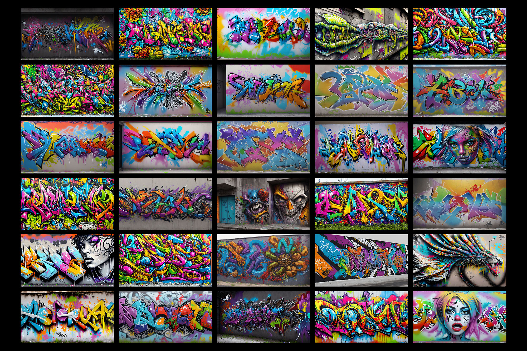 300 Free Graffiti Backgrounds / Wallpapers [8K] - Resource Boy