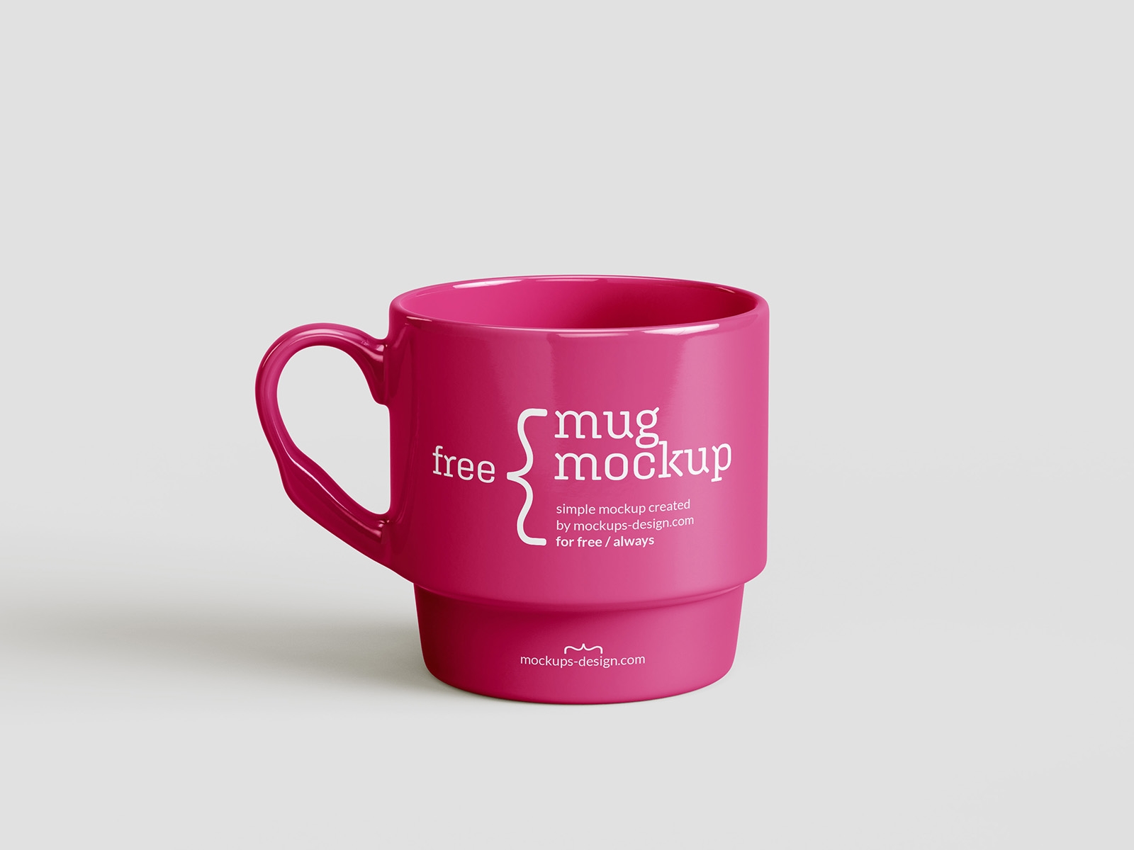 Free simple mug mockup - Mockups Design