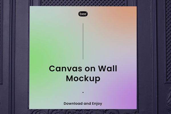 Mockup of 2 Canvases in Vertical and Horizontal Version (FREE) - Resource  Boy