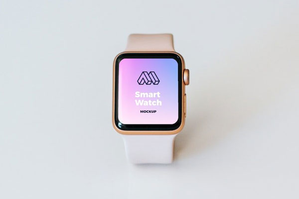 Apple Watch Series 7 PSD Mockup, Top View – Original Mockups