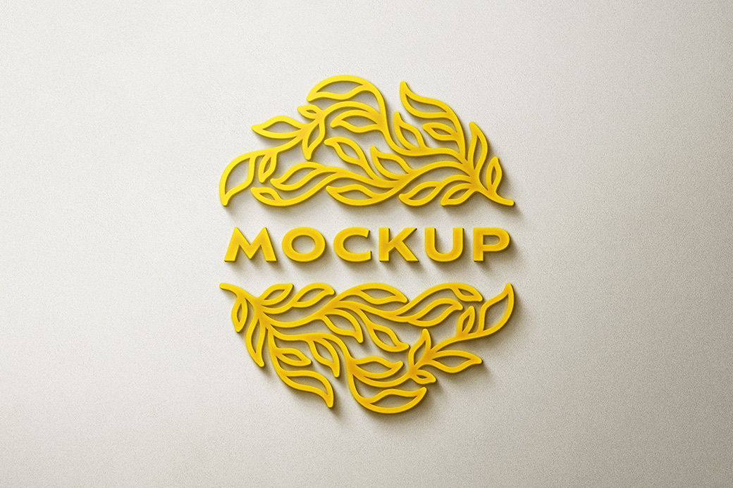 Free Emboss Logo Mockup 2023 - Daily Mockup